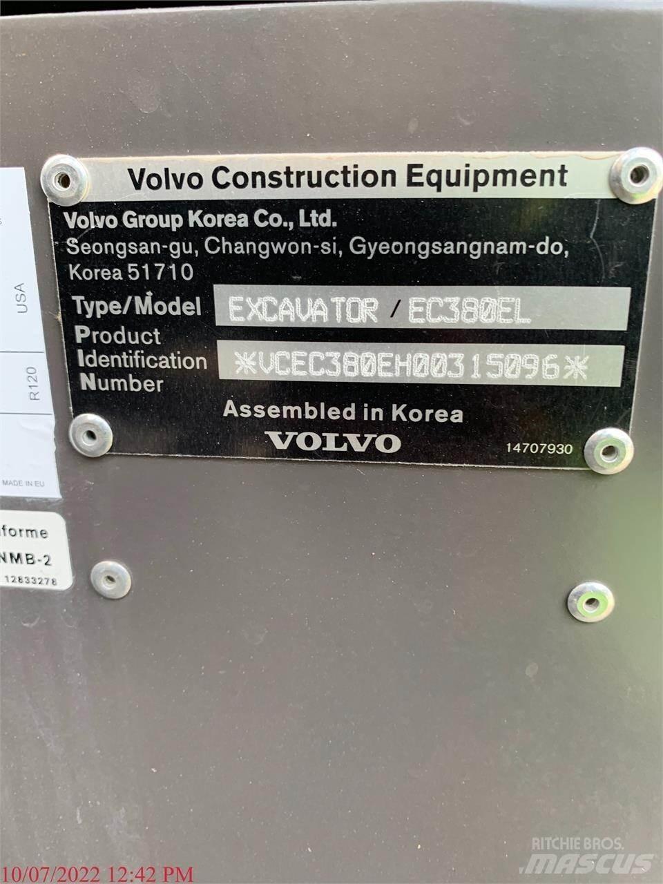 Volvo EC380EL Pelle sur chenilles