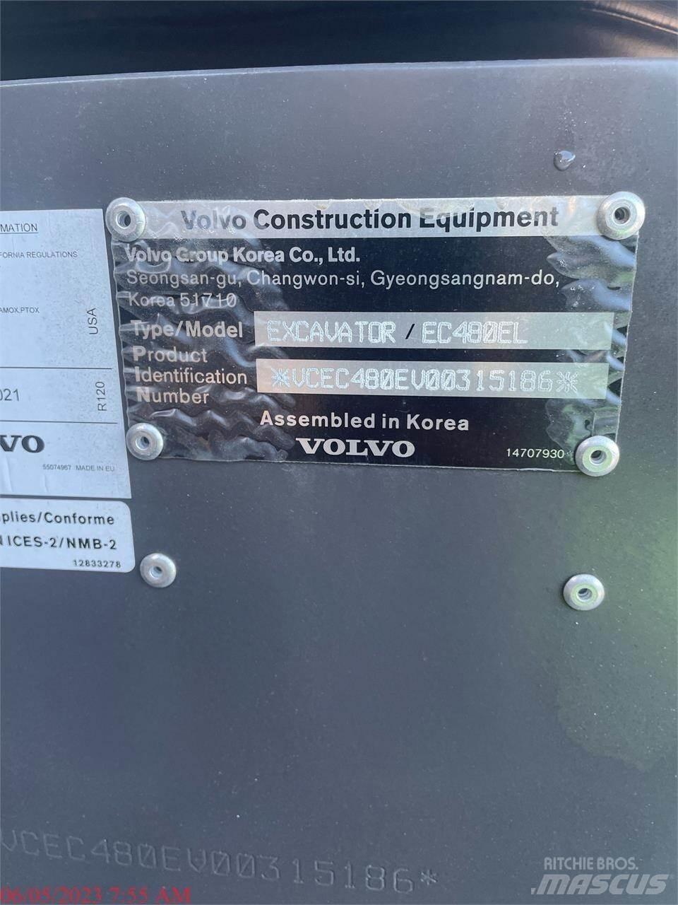 Volvo EC480EL Pelle sur chenilles