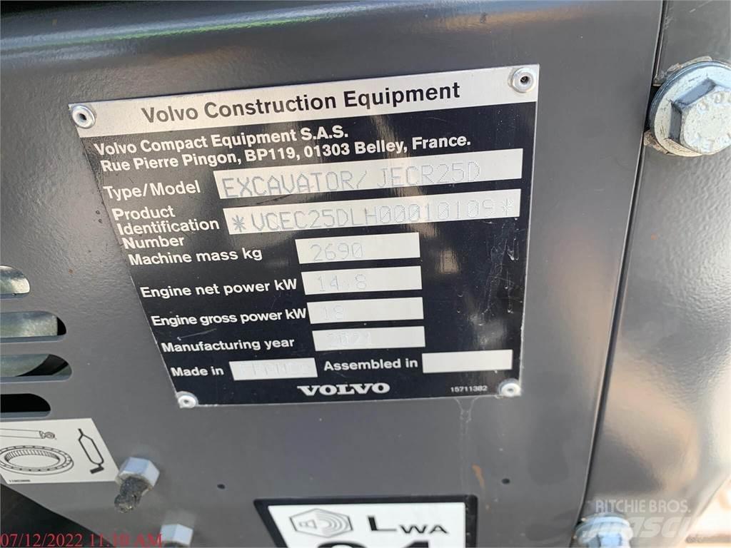 Volvo ECR25D Mini pelle < 7t
