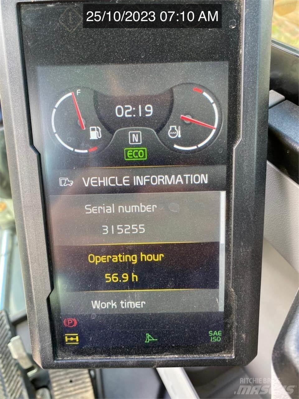 Volvo EW60E Pelle sur pneus