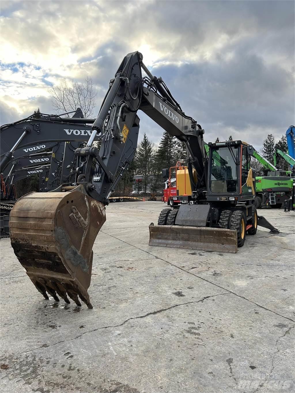 Volvo EWR170E Pelle sur pneus