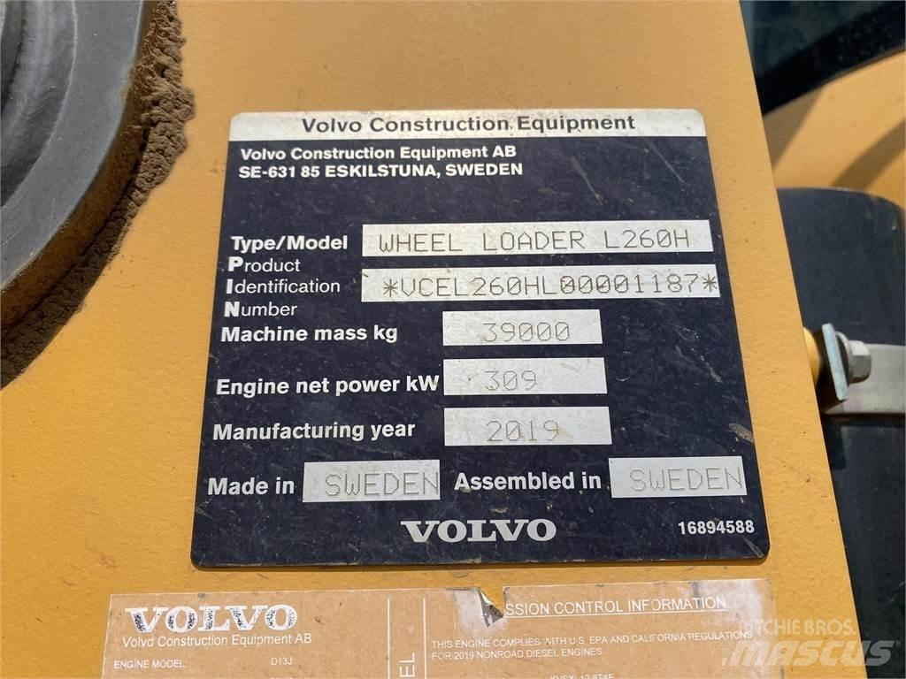 Volvo L260H Chargeuse sur pneus