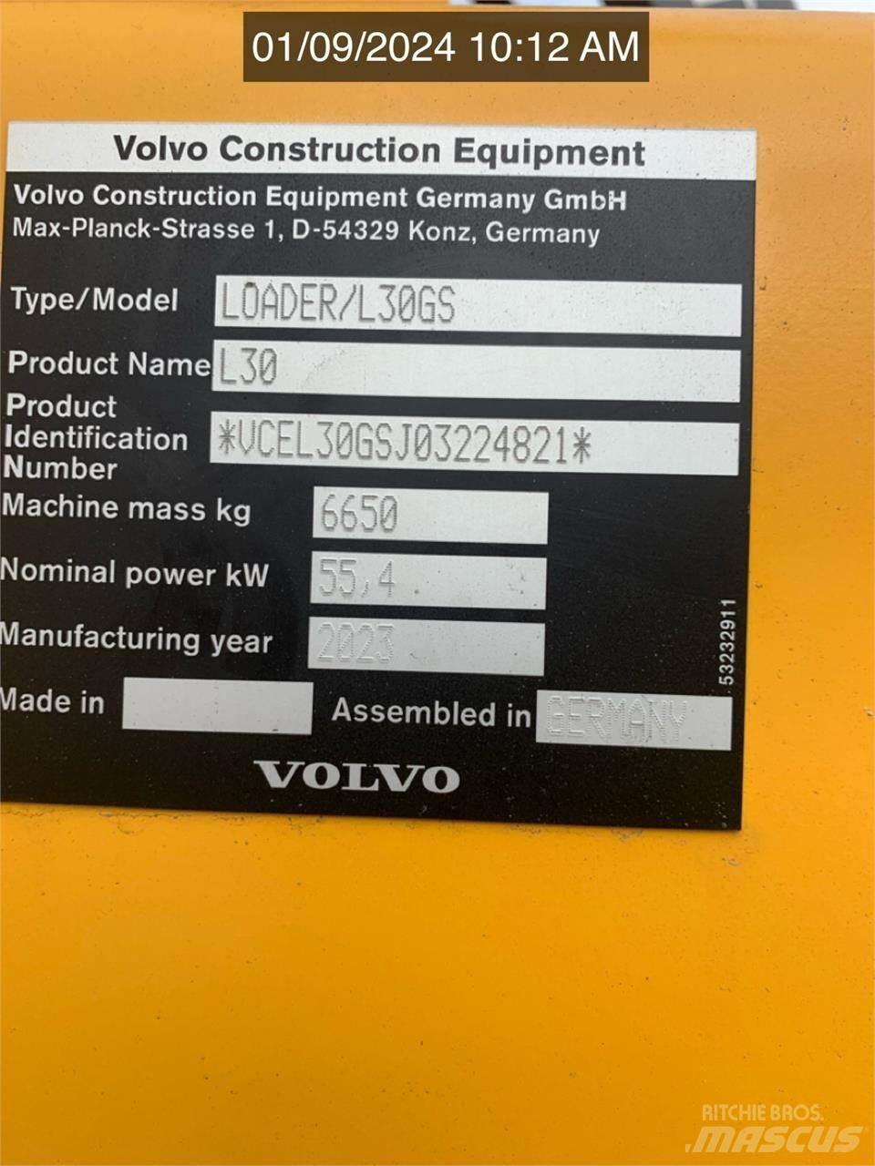 Volvo L30GS Chargeuse sur pneus