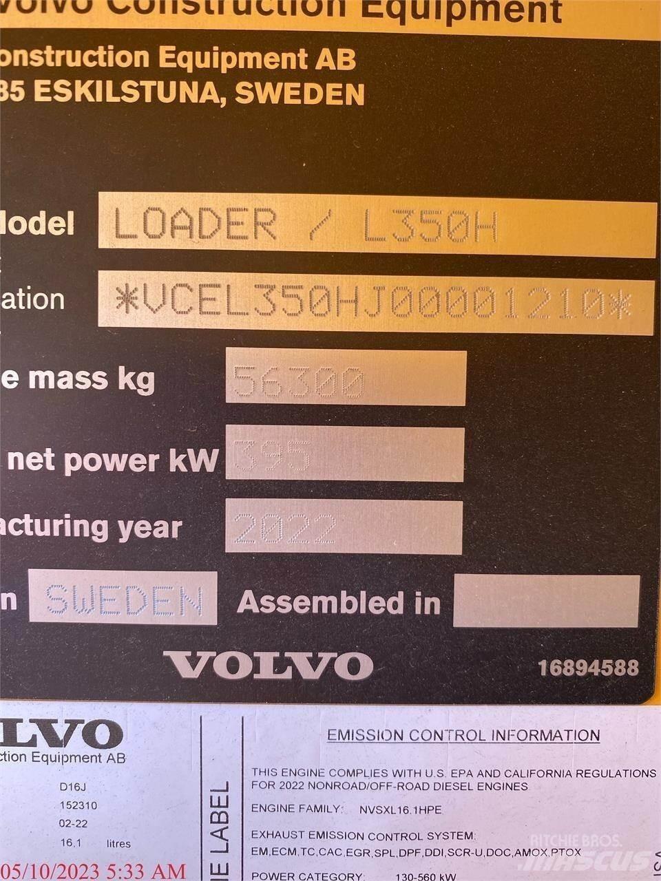 Volvo L350H Chargeuse sur pneus