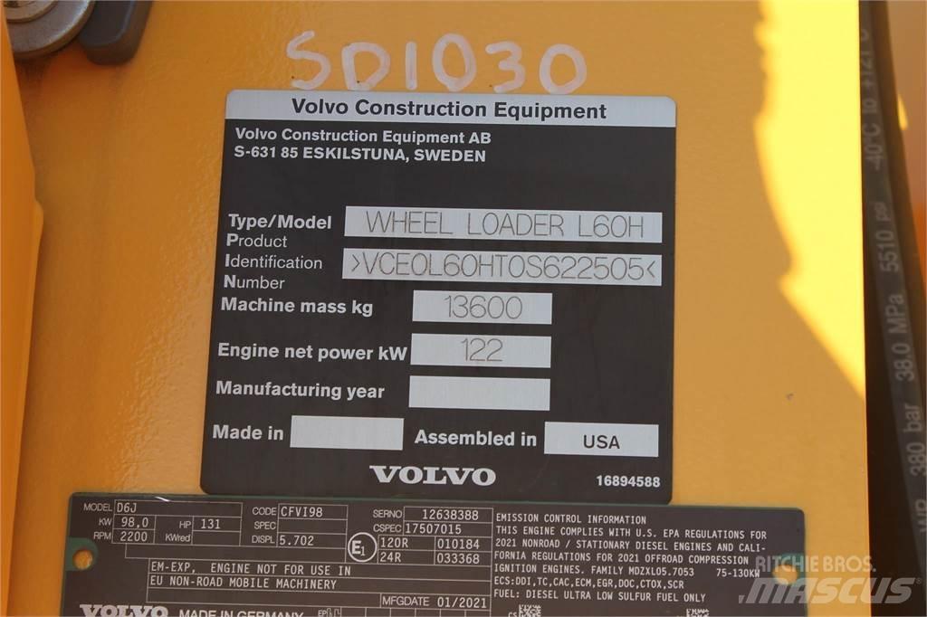 Volvo L60H Chargeuse sur pneus