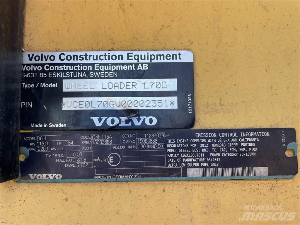 Volvo L70G Chargeuse sur pneus