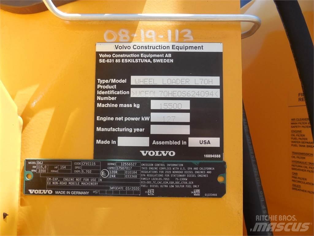 Volvo L70H Chargeuse sur pneus