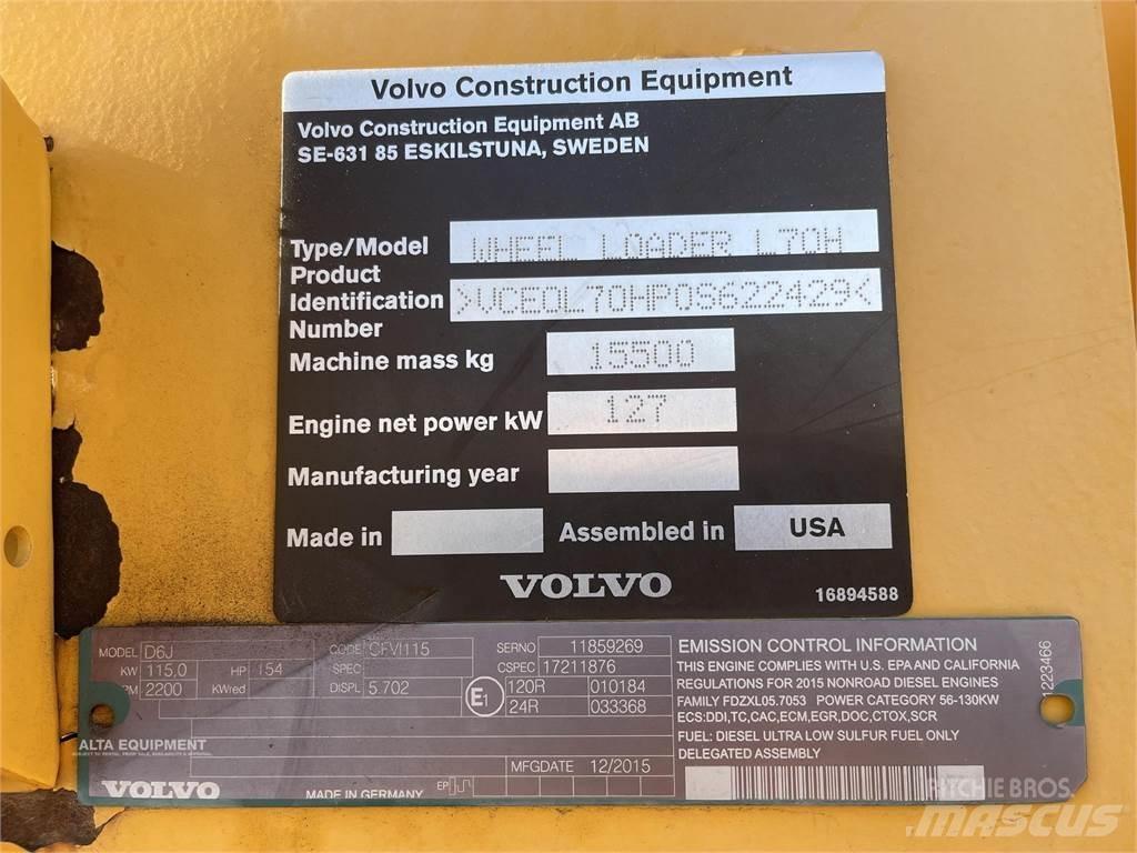 Volvo L70H Chargeuse sur pneus
