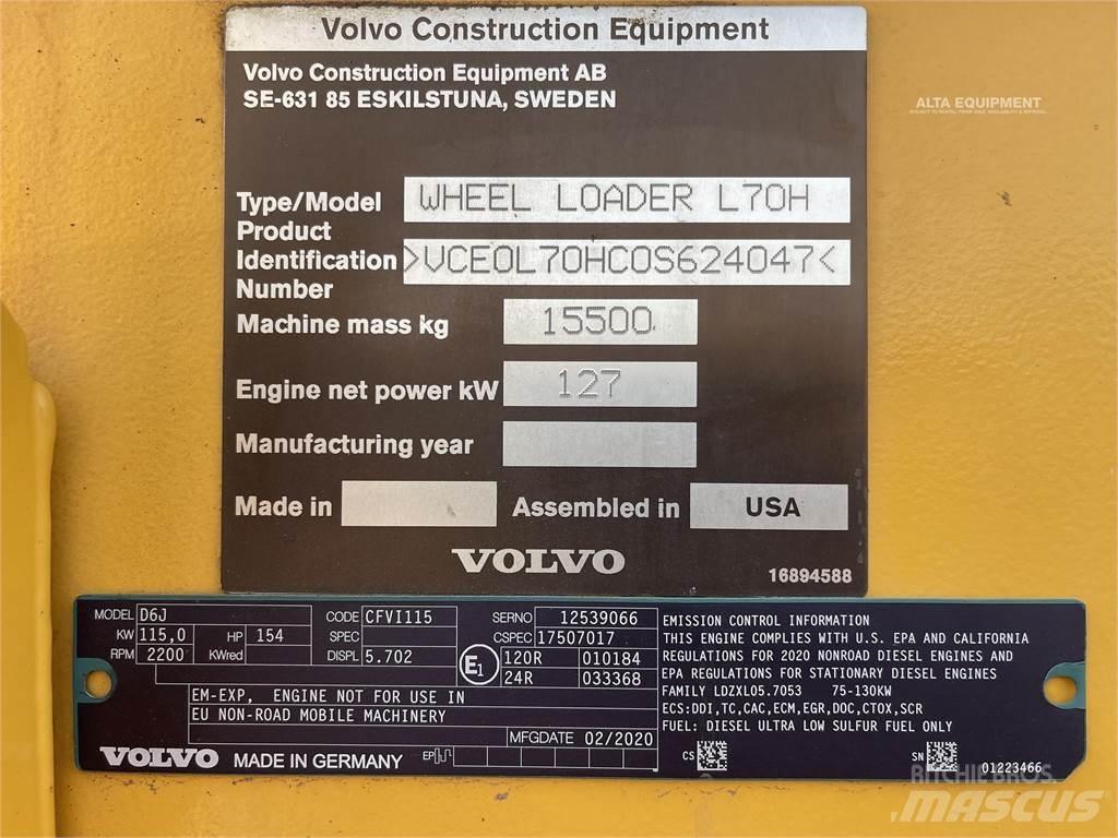 Volvo L70H Chargeuse sur pneus