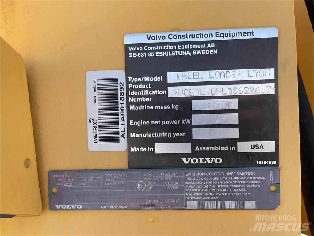 Volvo L70H Chargeuse sur pneus