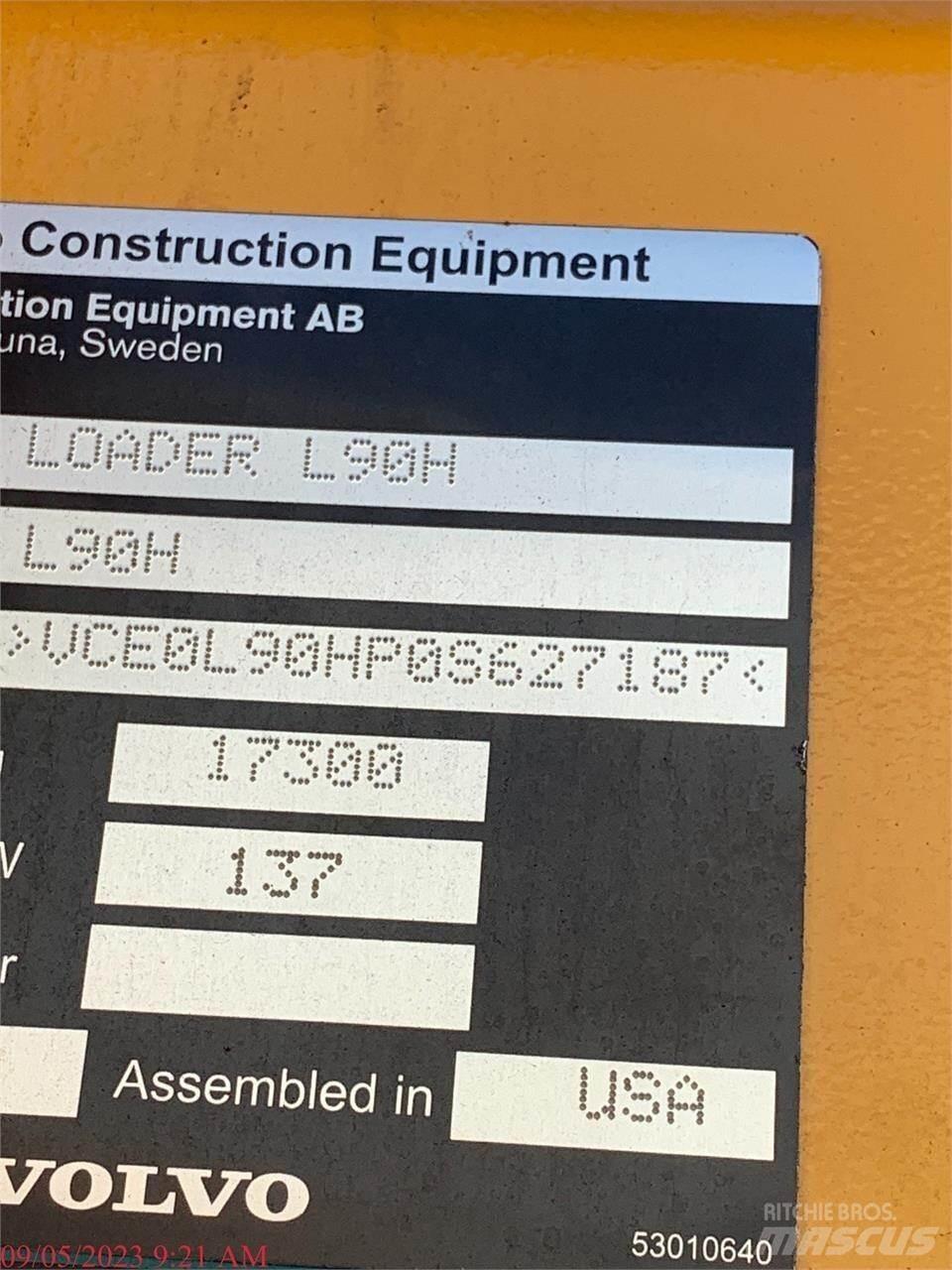 Volvo L90H Chargeuse sur pneus