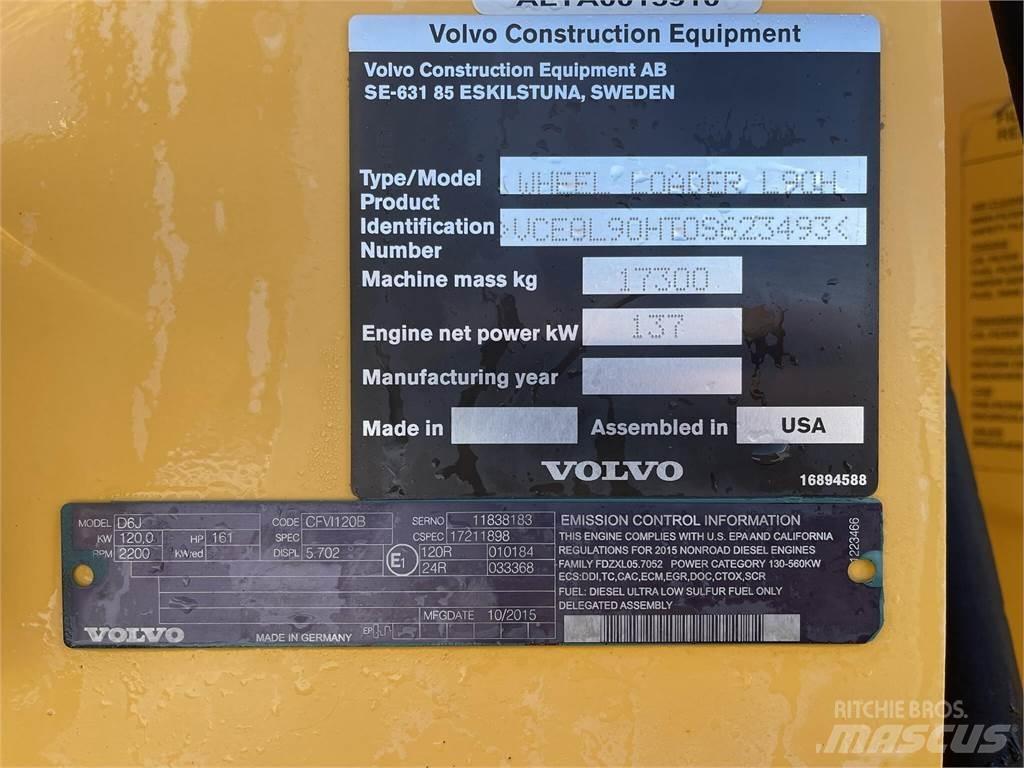 Volvo L90H Chargeuse sur pneus