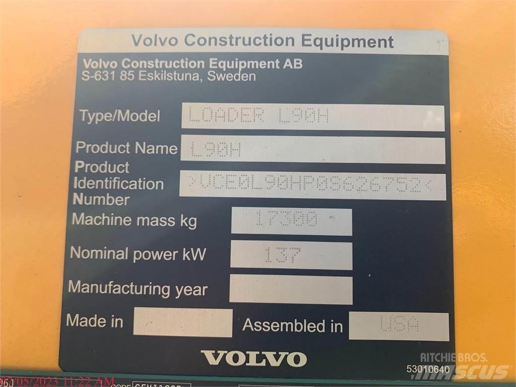 Volvo L90H Chargeuse sur pneus