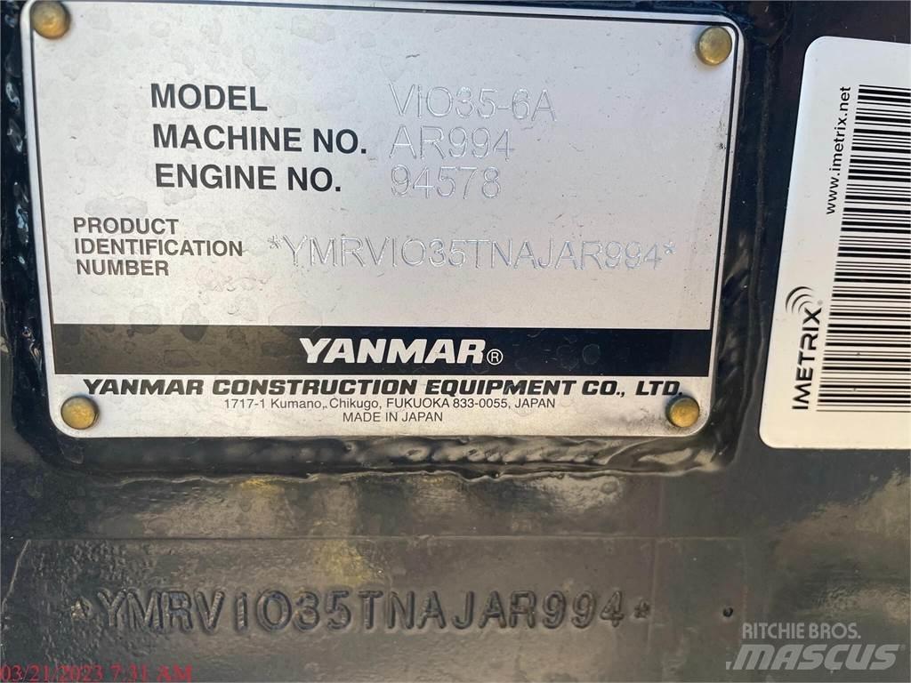 Yanmar VIO35-6A Mini pelle < 7t