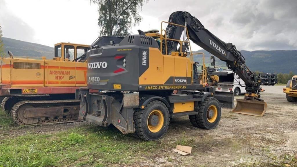 Volvo EW 160 E Pelle sur pneus