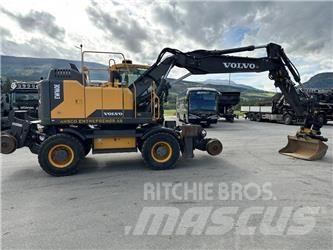 Volvo EW 160 E Pelle sur pneus