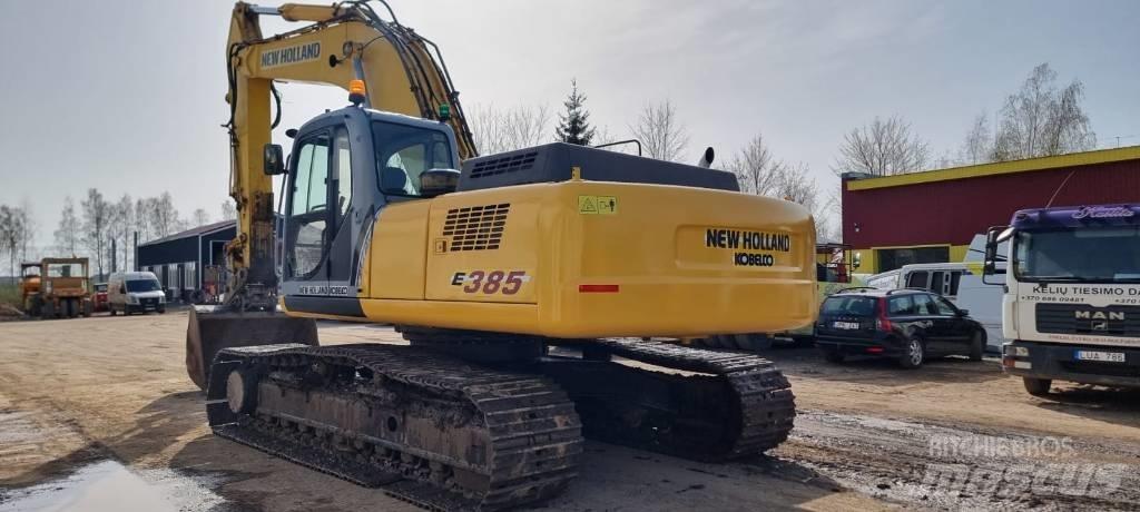New Holland E 385 Pelle sur chenilles