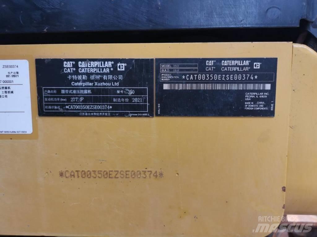CAT 2021 CAT 350 Pelle sur pneus