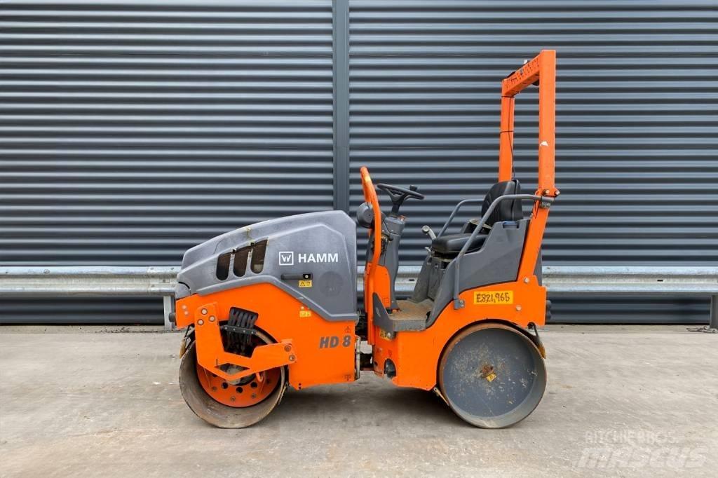 Hamm HD 8 VV Rouleaux tandem