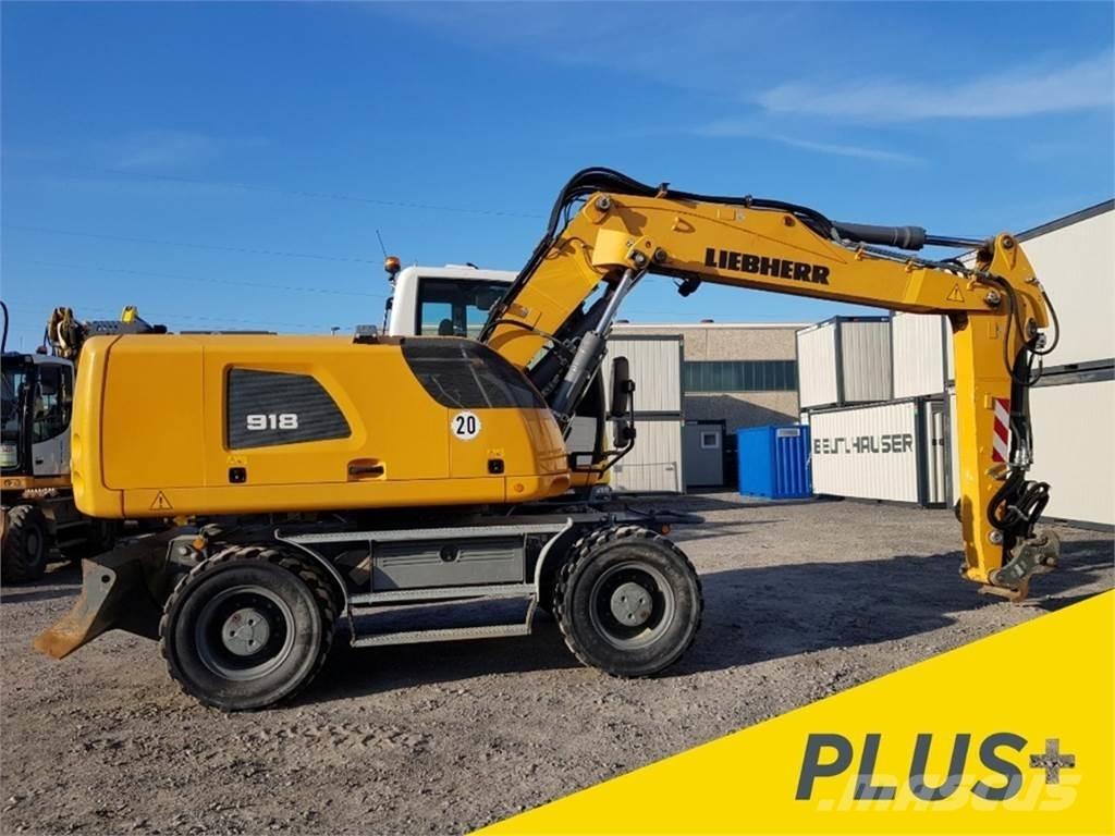 Liebherr A918 Pelle sur pneus