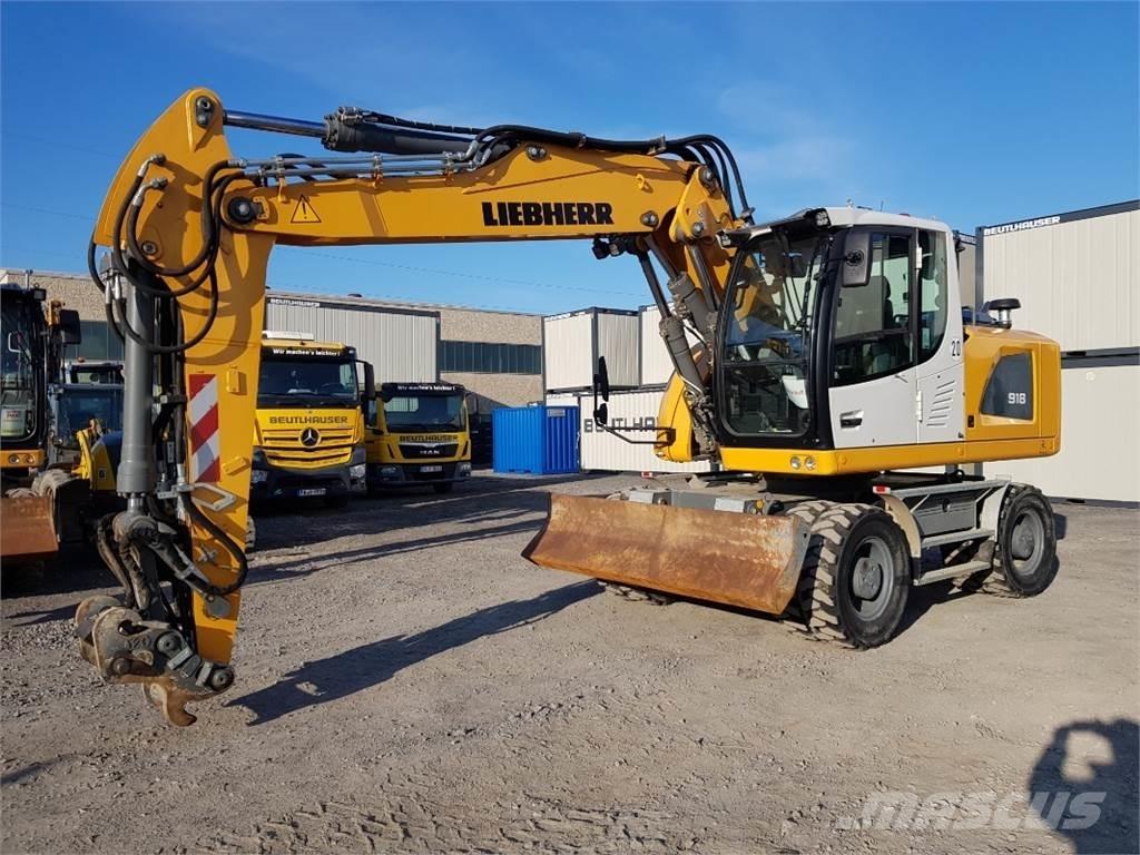 Liebherr A918 G6.0 Pelle sur pneus