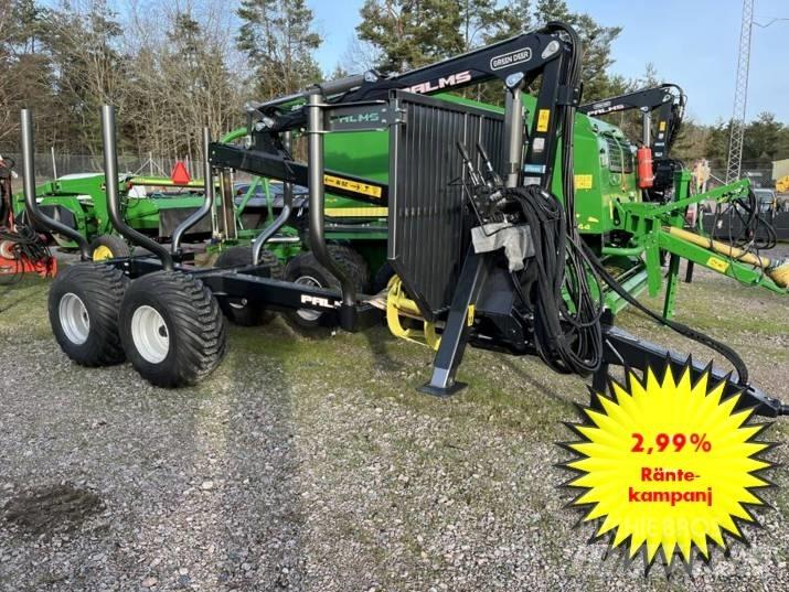 Palms 8T och 9T Remorque forestière avec grue