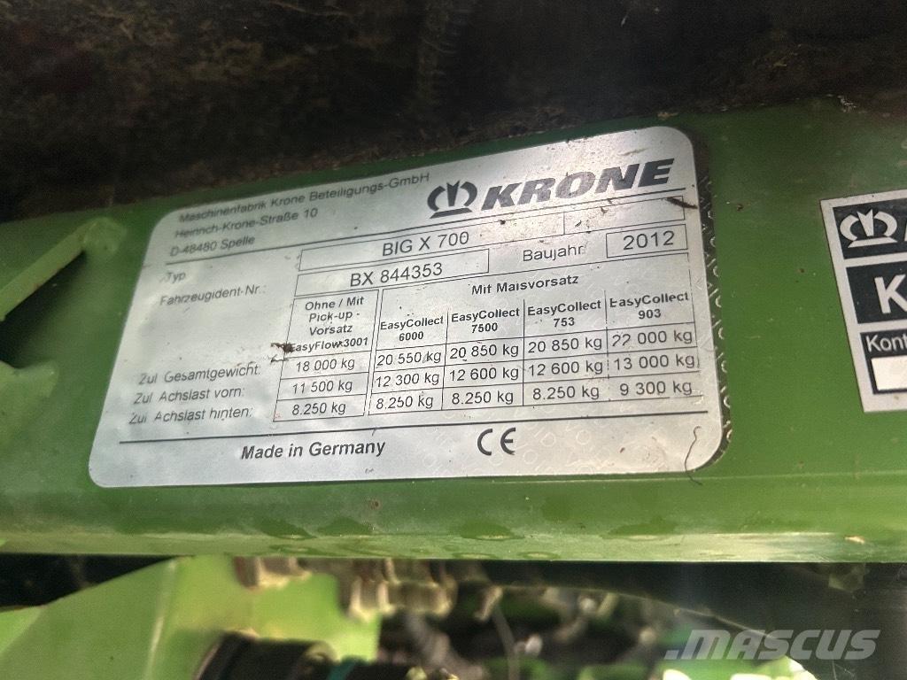 Krone Big X 700 Ensileuse occasion
