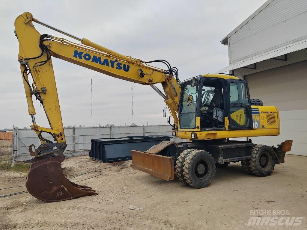 Komatsu PW 180-7EO Pelle sur pneus