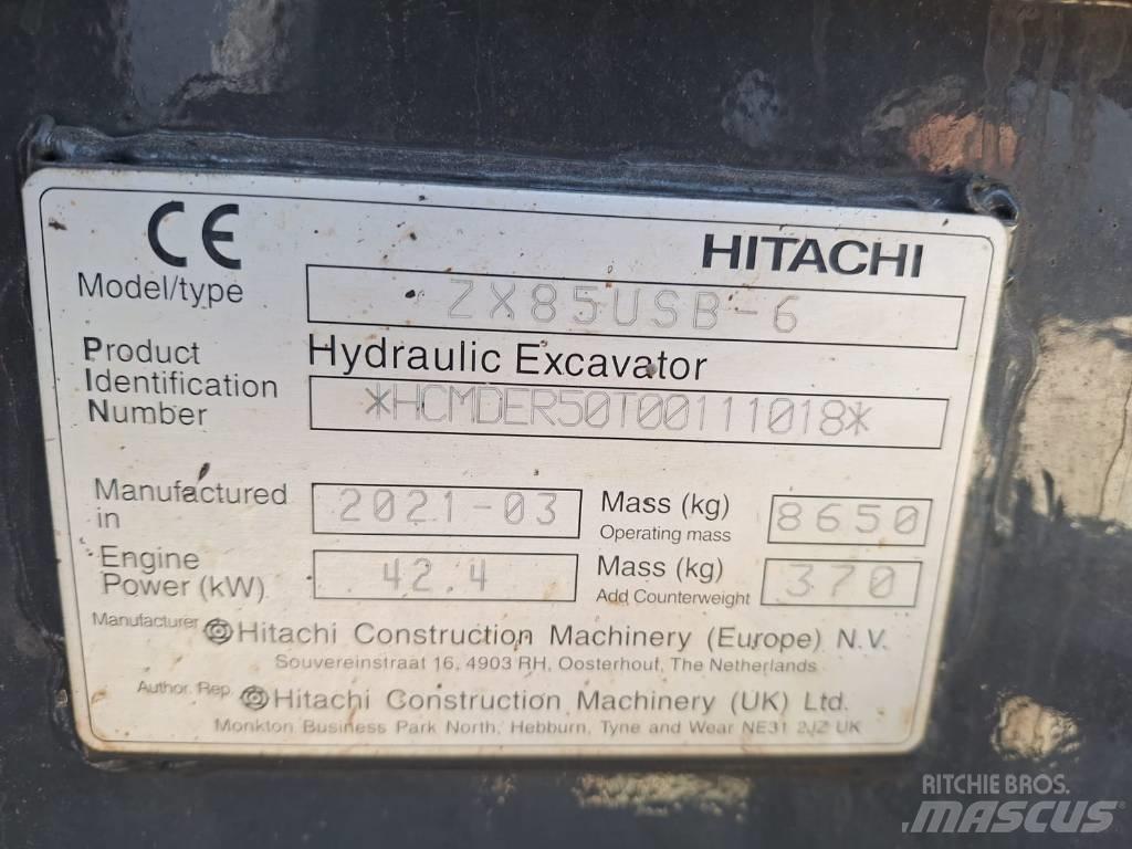 Hitachi ZX85USB-6 Mini pelle 7t-12t