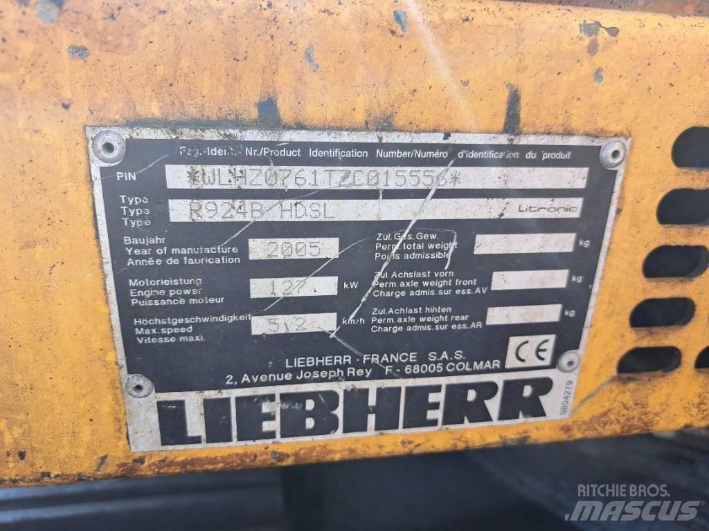 Liebherr R924B HDSL Pelle sur chenilles