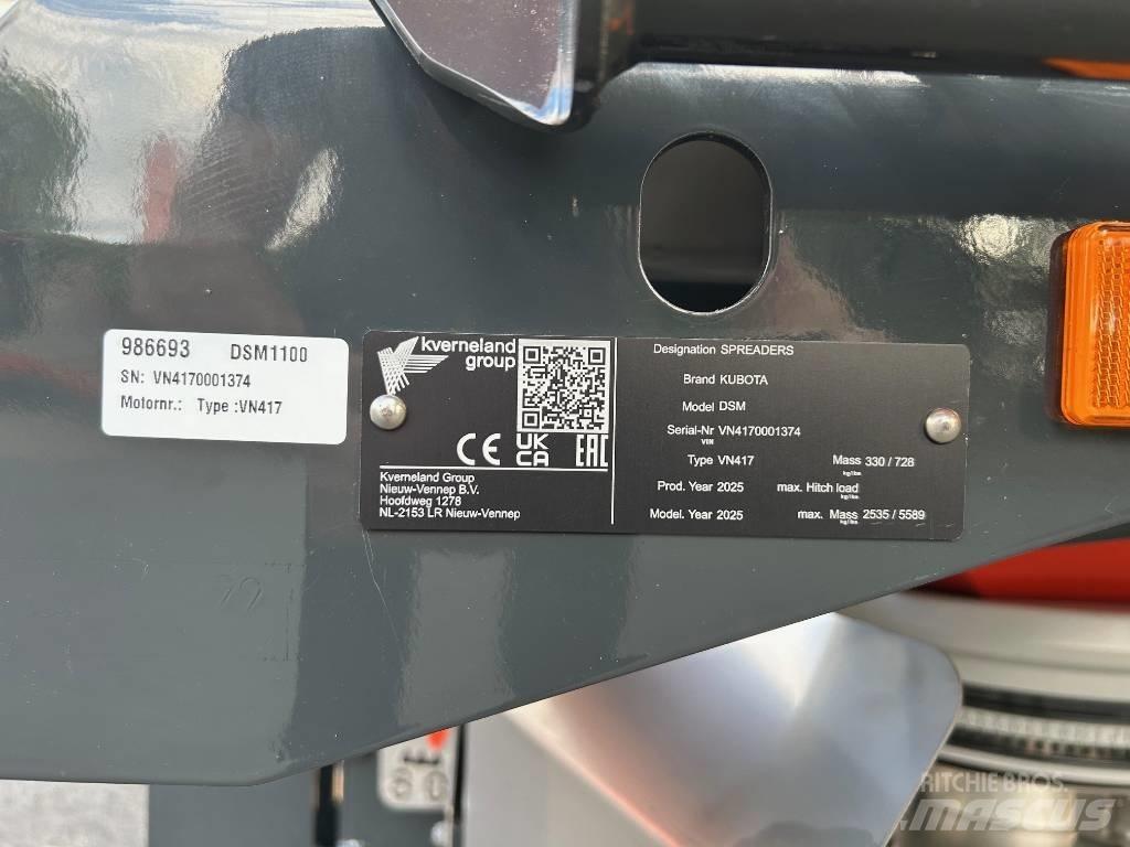 Kubota DSM 1100 Semoir à engrais