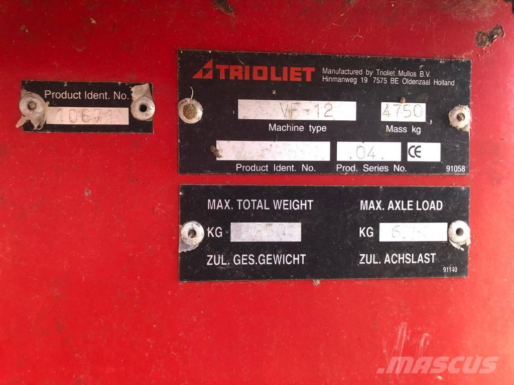 Trioliet VF-12 Bac, râtelier