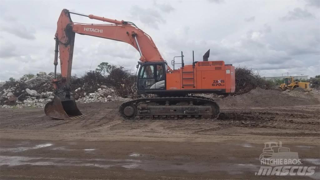Hitachi ZX 670 Pelle sur chenilles