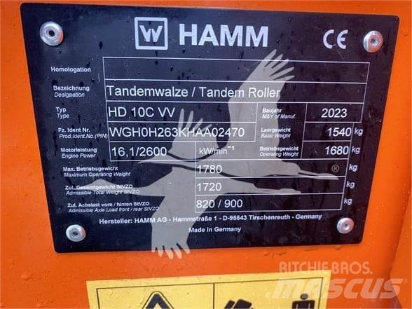 Hamm HD10CVV Rouleaux monocylindre
