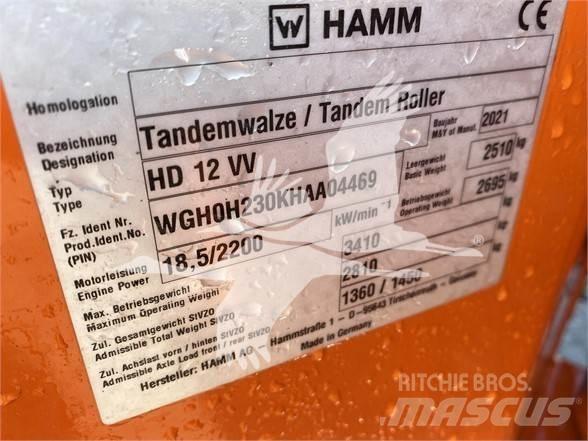 Hamm HD12VV Rouleaux monocylindre