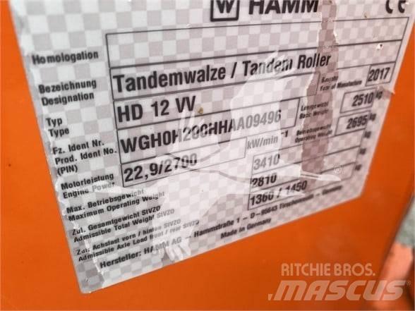 Hamm HD12VV Rouleaux monocylindre