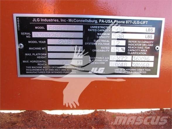 JLG 600AJ Nacelles articulées