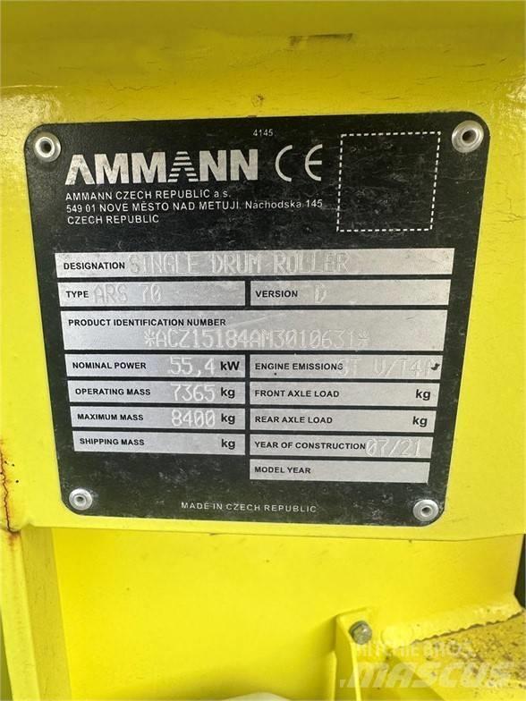 Ammann ARS70 Rouleaux monocylindre