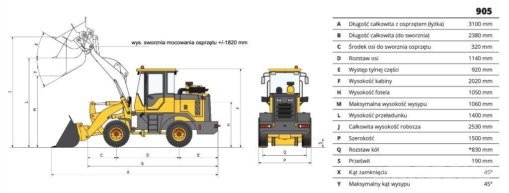 Günstig 905 Télescopique agricole
