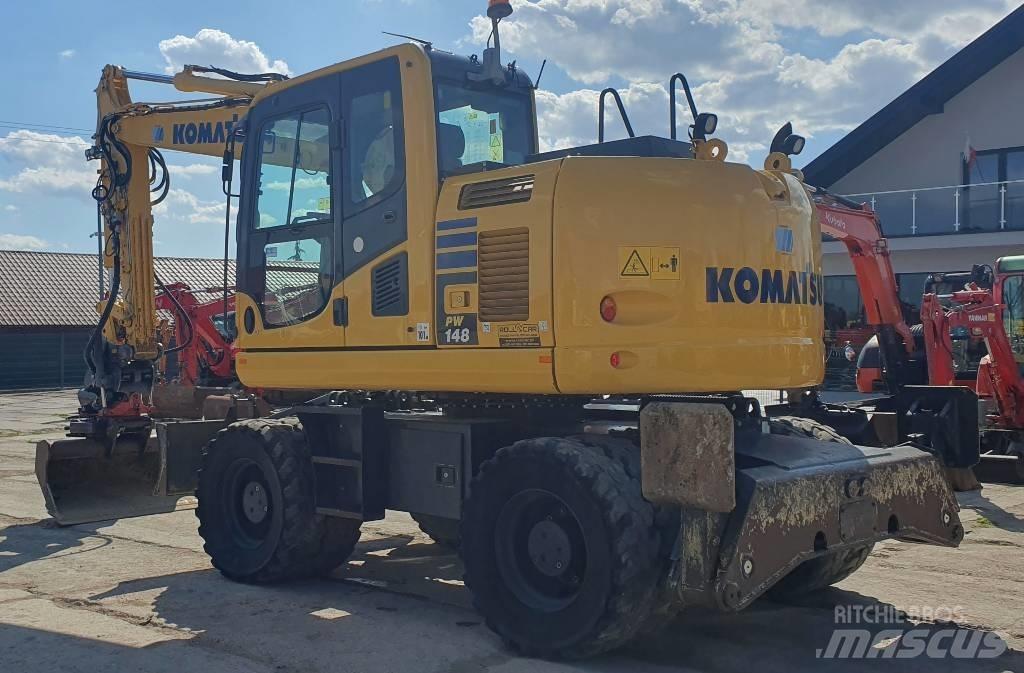 Komatsu PW148-10 Pelle sur pneus