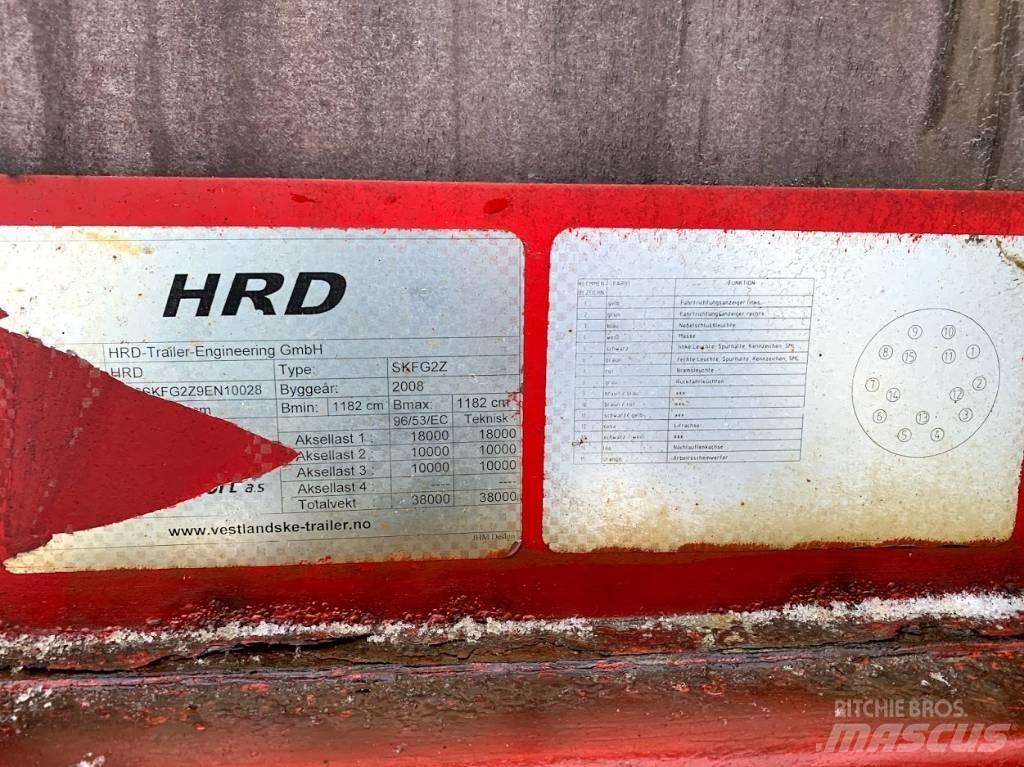 HRD City trailer Remorque ridelle