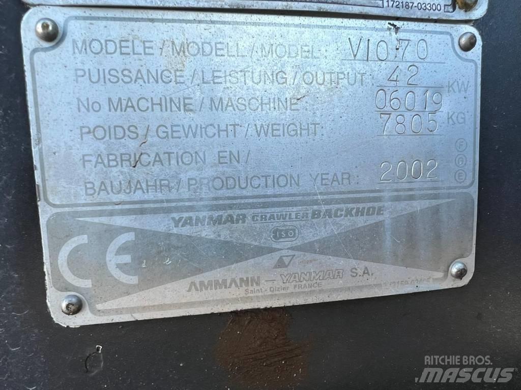Yanmar Vio 70 Pelle sur chenilles