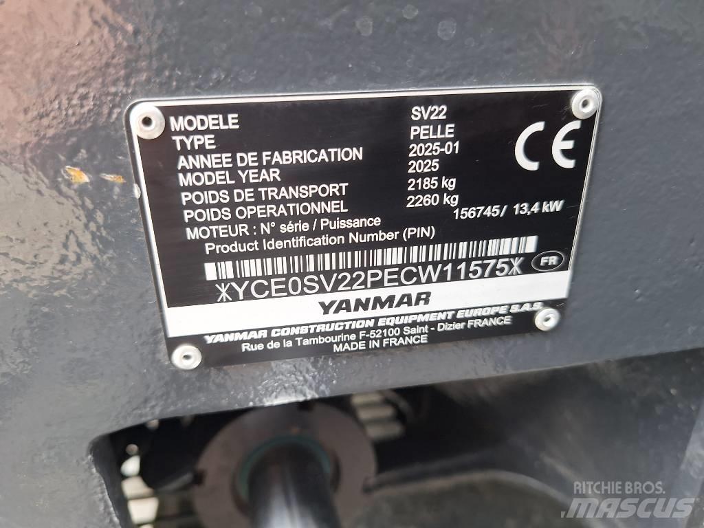 Yanmar SV 22 Mini pelle < 7t