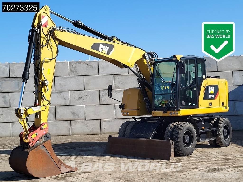 CAT M314 F Pelle sur pneus