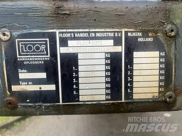 Floor FLO-12-28H Semi remorque plateau ridelle