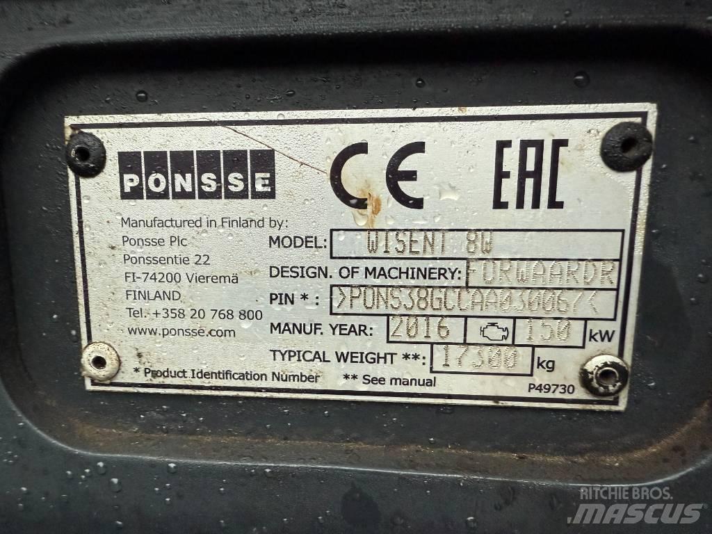 Ponsse WISENT 8W Porteur