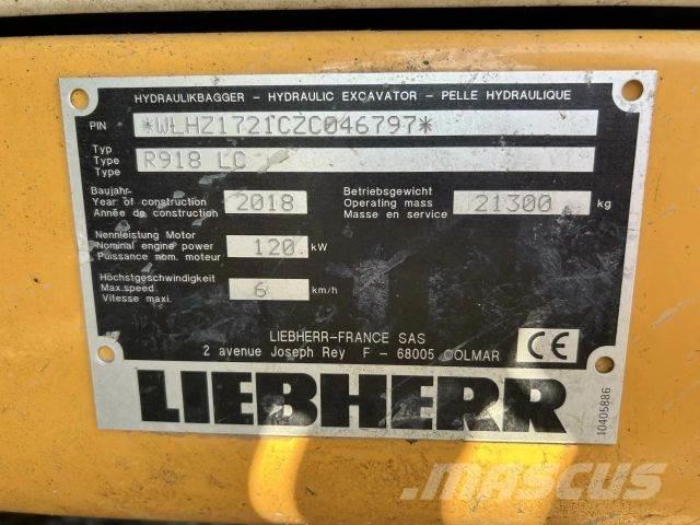 Liebherr R918 LC Pelle sur chenilles