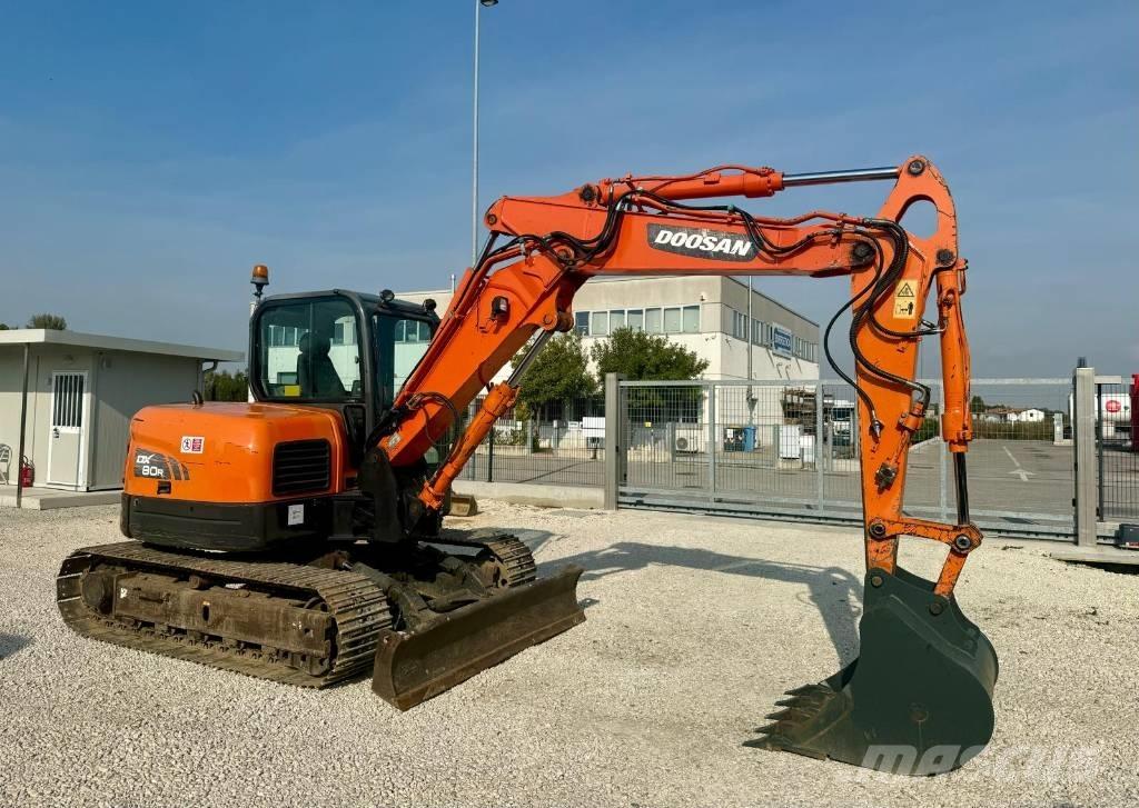 Doosan DX 80 R Mini pelle 7t-12t