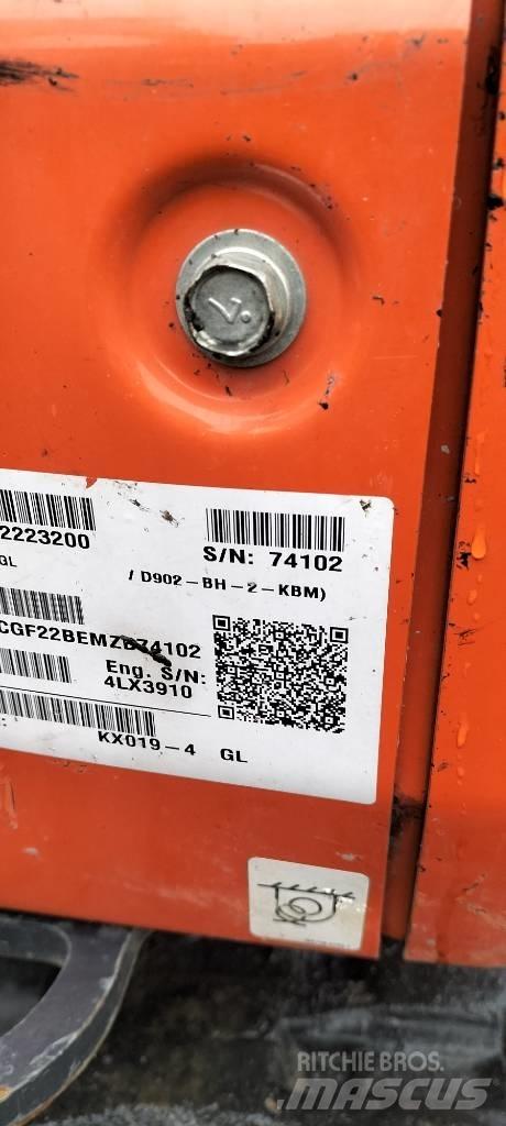 Kubota KX 019-4 Mini pelle < 7t