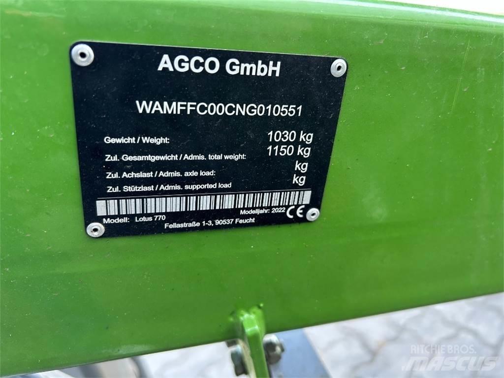 Fendt Lotus 770 Rateau faneur